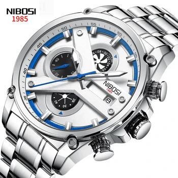 NIBOSI Nouă Ceasuri pentru Barbati Brand de Top de Lux Cuarț Bărbați Ceas Sport rezistent la apa Ceasuri Cronograf Data Relogio Masculino