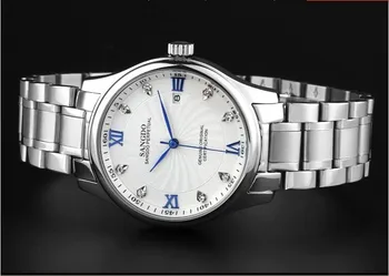 40mm Sangdo ceasuri de Lux Automatic Self-Wind mișcare Safir Cristal de Înaltă calitate 2018 noua moda Bărbați ceas 34S