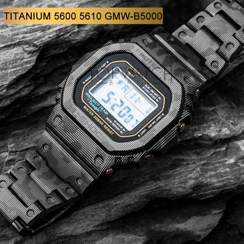 Aliaj de titan Personalizate Pentru DW 5600 Curea de Ceas Trupa Bezel DW5600 Camuflaj Serie GW5000 DW5035 Metal Watchbands Instrumente de Acoperire