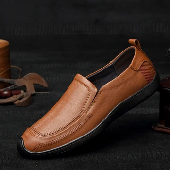 Pantofi De Agrement 2020 Noi Barbati Pantofi Casual Respirabil Mens De Vânzare Fierbinte Moda Sport Zapatos Hombre Cuero Om De Cauzalitate Pentru