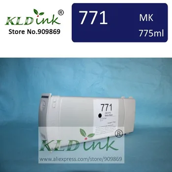 Compatibil 771 CE037A MATTE BLACK Pigment ink cartridge pentru Designjet Z6200