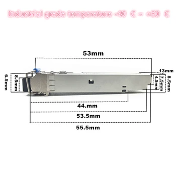 10G SFP LC 20 KM 1270nm/1330nm Industriale clasa Singură Fibră SFP Module Optice SFP Transceiver Industrial clasa a -40-85 grade Celsius