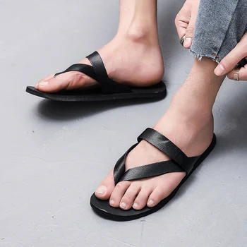 Mens Sandles Bărbați Flip-flops Om Casual Pantofi Papuci de Vara de sex Masculin Papuci Flip Flops Pentru Barbati de Casa Sandale pentru Plaja Slipers Mens