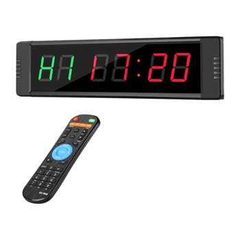 Programabile cu LED Temporizator Ceas Cronometru Sport pentru Sala de Fitness UE Plug