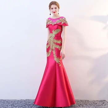Femei de moda rochie de seara Vintage model Tradițională Chineză Imbracaminte Femei Mult Cheongsam Qipao Elegante Rochii de Banchet