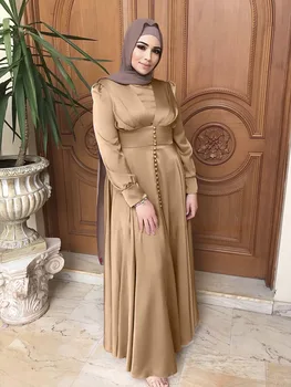 Eid Rochie Musulman Femeile Dubai Abaya Turcia Hijab Robă Lungă Curea Cu Margele Rochii De Caftan Marocan Islam Îmbrăcăminte Maix Vestido 2021