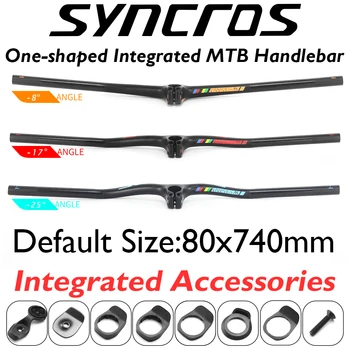 Syncros Personalizate din fibra de carbon biciclete de munte integrat MTB Ghidon Bicicleta cu tulpina FRASER IC SL-8/-17/-25 trei caietul de sarcini