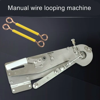 1-6 pătrat manuală de sârmă în buclă mașină mici cablu, mașină de îndoire sârmă de metal sârmă de fier de îndoire arc mașină