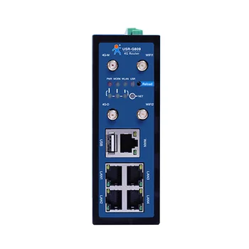 USR-G809-E IO Operator 4G Industriale Celulare VPN Router 4G LTE Wifi DI / DO Serial Port WAN Ethernet LAN Networking Router