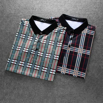 Clasic Stil Carouri Bărbați 2021 Noul Polo Shirt Mare a UE de Designer de Calitate de Top cu Maneci Scurte Respirabil Tricou 5XL E306