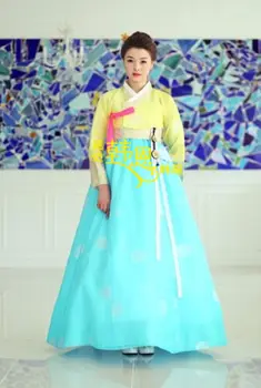 Hanbok Rochie Tradițională Coreeană Mireasa Nunta Moderne Hanbok Femeie De Talie Mare