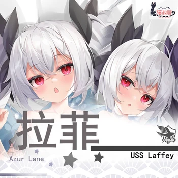 Anime Azur Lane Rochie USS Laffey Sexy Dakimakura Îmbrățișează Corpul de Pernă Otaku de sex Masculin Perna Pat Garniturile de Crăciun Cadouri MSJ