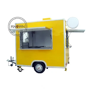 250*210*215 cm alimente Stradă automat coș pentru vânzări hot dog mașină de mâncare trailer cu cea mai bună calitate