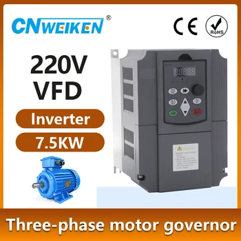 2.2 KW convertizor de frecvență Invertor 220V 10A Trei Faze Drive Frecvență Variabilă pentru 2.2 kw Motor Ax cu Potențiometru Buton