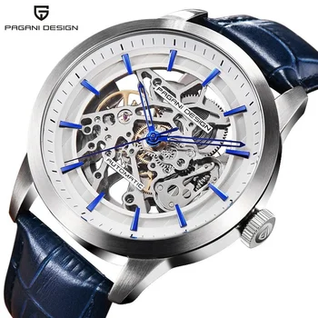 Impermeabil ceas ceas mecanic automatic barbati gol curea de moda bărbați ceas de ceas