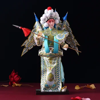 Chineză Papusa Casa Decor Beijing Peking Opera Statuia De Ipsos Sculpturi Meserii De Tip Boutique Papusa Suvenir Ca Cadou De Ziua Decor