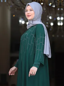 Plus Dimensiune Tunică, Pantaloni De Costum Musulman Dubai Islamic Abaya Femei, Haine Noi De Sezon A Făcut În Turcia, De Înaltă Calitate, De Mare Combinație