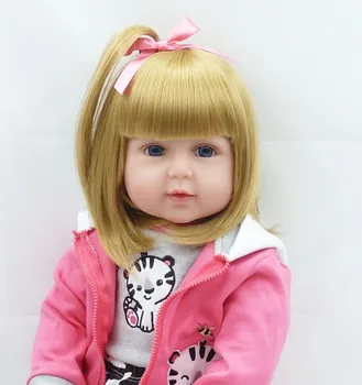 60cm mare renăscut baby dolls adoras silicon vinil păpuși realiste renăscut fată copilul bonecas copii jucarii cadou
