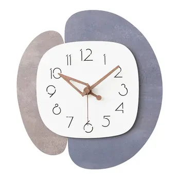 Minimalist Modern mut ceas de perete punch-gratuit ceas atmosfera Nordică living agățat de perete ceas de perete acasă creative ceas