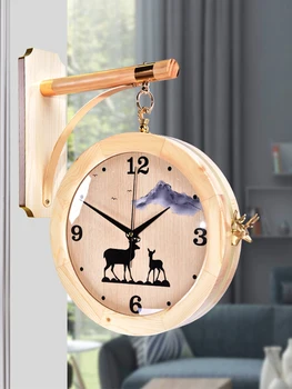 Europene de Lux din Lemn Ceas de Perete Vintage Ceas de Perete Mare Digital Living Reloj Cocina Comparativ Decor Acasă OO50WC