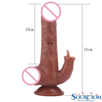 Sourcion Sextoys Mare Dildo Vibrator pentru Femei Masturbatori Stimulator Clitoris Sex Machine Vibrator Sex Feminin Jucării pentru Adulți