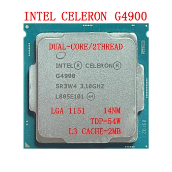 Procesor Intel Celeron G4900 3.1 GHz Dual-Core Dual-Fir de 54W LGA 1151 G4900/G4920 Desktop CPU
