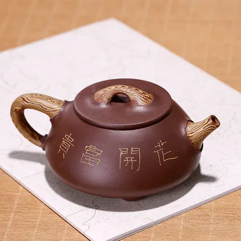 Piatra oala floare, bogat și prețios hand-made ceainic, și ceramica de vârf de o generație de bani.