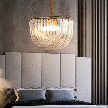 Noul candelabru din cristal de lux dormitor post-modern, living, sala de mese designer lampa simplu de personalizat candelabru