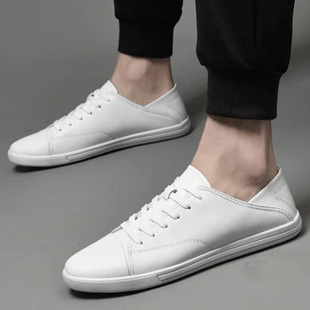 Din Piele Pantofi Casual Adidași Bărbați Dantela-Up De Moda De Conducere Confortabil De Înaltă Calitate Bărbat Oxfords Încălțăminte Zapatillas