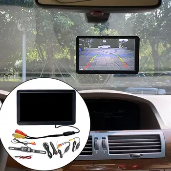 7 inch Backup Monitor Auto Parbriz cu ventuze Vedere din Spate 170° Unghi de Vizualizare LCD Backup Camera HD de Parcare Vehicule SUV Masina