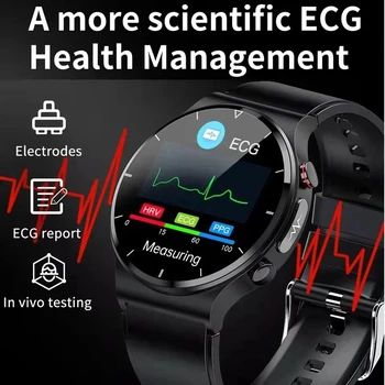 Sănătate Ceas Inteligent Oameni Temperatura Corpului, Presiunea Sângelui Inima Rata de rezistent la apa Încărcător Wireless Smartwatch 360*360 HD