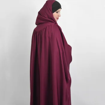 Femeile musulmane eid cu gluga hijab rochie de rugăciune îmbrăcăminte jilbab-ul abaya acoperire completă ramadan mult khimar rochie islamic abaya haine niqab