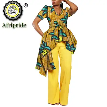African Rochii pentru Femei de Imprimare Haine Plus Dimensiunea Tinutele Casual Șanț Uza Bazin Riche Ankara Tinuta Haine Africane S2124009
