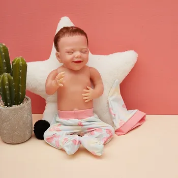 50CM Renăscut de Simulare pentru Copii Papusa Complet Hibrid Silicon Baby Doll 20