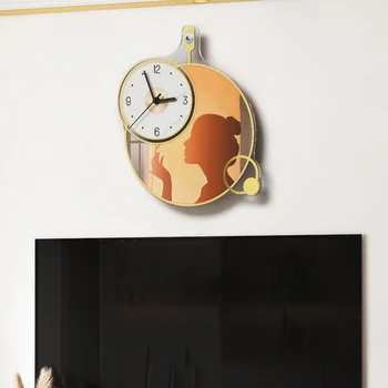 Lux Design Modern Ceas de Perete de Lumină Nordic Creatoare de Moda Ceas de Perete Home Living Reloj De Pared Decor de Perete BC50GZ