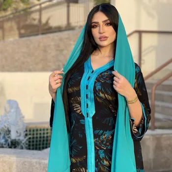 2021 Musulman Orientul Mijlociu, Dubai Islamic Turcia Musulmană Îmbrăcăminte pentru Femei Abaya Temperament Versatil de Moda Rochie de Abayas