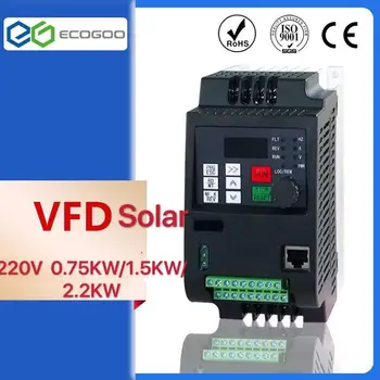 Solar VFD Vector de Control de frecvență converterDC 200V-400V la Trei faze 220V pompa de solar inverter cu control MPPT