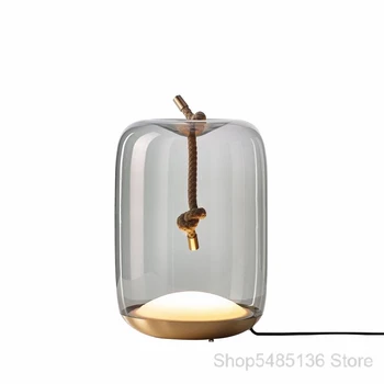 Modern Brokis Nod Sticlă de Masă Lămpi pentru Camera de zi Nordic Led Stand de Birou Corpuri de iluminat Dormitor Birou Lampă de Noptieră Decor Acasă