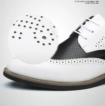 Pantofi de vara Barbati din piele Afaceri Bocanc din piele pantofi casual birou Formale în aer liber sandale scobite și pantofi respirabil