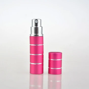 Nou Stil 5ml mini reîncărcabile de călătorie portabil din aluminiu, sticle de parfum, gol pulverizare container