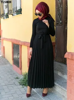 Tricot Cutat Abaya Dubai Rochie Musulman Femeile 2020 Ramadan Abayas Caftan Haine Islamice Turce Halat Africane Femme Eid Mubarak