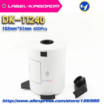 10 Role Generic DK-11240 Eticheta 102*51mm 600Pcs Compatibil pentru Imprimantă de Etichete Brother QL-1050/1060N Toate Vin Cu Suport de Plastic