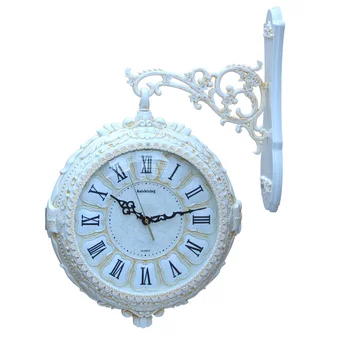 Europene Simplu Ceas de Perete Clasic, Design Modern, Creativ American Ceas de Perete Dublă față-Verso Cameră Reloj De Pared Decor Acasă DF50WC