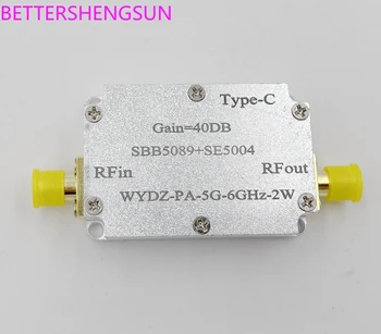 Cuptor cu microunde one-way amplificator de putere SBB5089+SE5004 5.8 GHz 2W 33dBm RF amplificator de putere