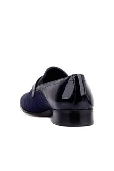 De sex masculin Bleumarin din Piele Pantofi clasici FSC5098LACI