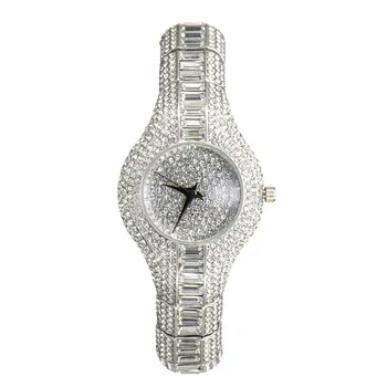 MISSFOX se Amestecă Diamant Femei Ceasuri de Lux Doamnelor Ceas de Aur rezistent la Șocuri rezistent la apă Mică Femei Ceas Pentru Femei Ceas