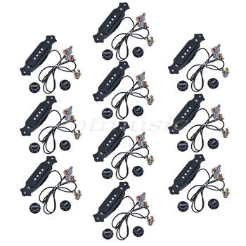 10sets Cutie de Trabucuri Chitara Electrica Pre-Cablate Preluare w/Volum si Ton Butonul de Control 4&6 String