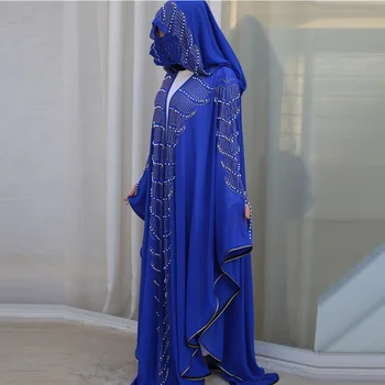 Sequin Din Umeri Djelaba Femme Femei Halat Ridică Din Umeri Niqab Abaya Kimono Lung Musulman Cardigan Islamic Tunica Dubai Turcia Musulmani Haina