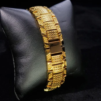 MISSFOX Leopard Plin de Diamante pentru Bărbați Ceas Brand de Top Stil Clasic Ceasuri de Lux Om Hiphop Partid de Moda Om Cuarț Ceas de mână