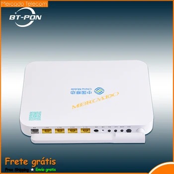 8PCS Alcatel Lucent Gpon Onu G-140W-MI 4GE+1VOICE+2USB+WIFI2.4G si 5G de Fibre optice echipament de Modul Router Firmware engleză